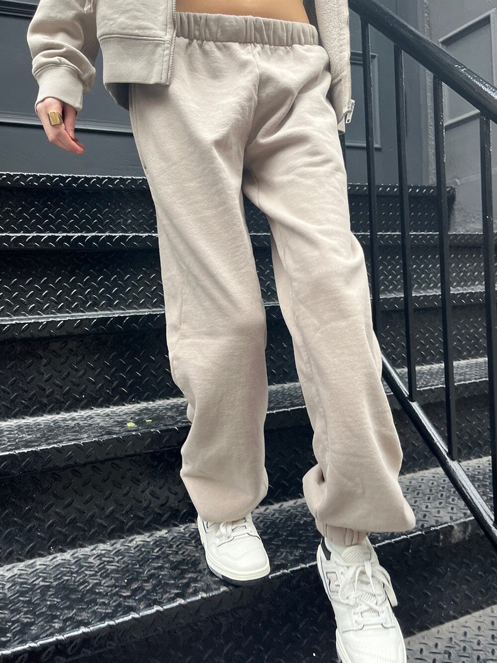 Light Gray Jogger Brandy Melville Sweatpants